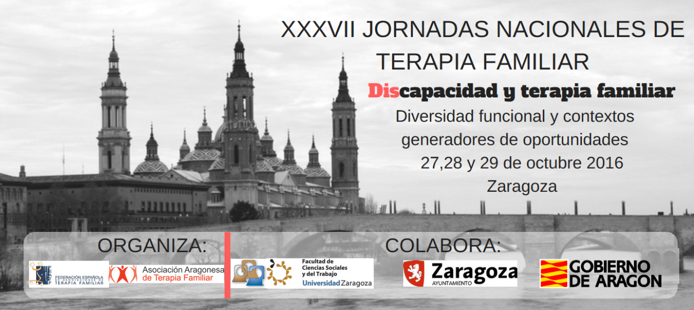 XXXVII Jornadas Nacionales de Terapia Familiar en Zaragoza.